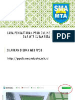 Tata Cara Mendaftar SMA MTA Surakarta