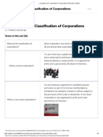 Corporation Law Classification of Corporations Flashcards Quizlet PDF