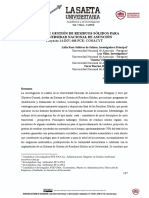 Sistema de Gestion de Residuos Solidos P