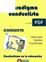 Paradigma Conductista