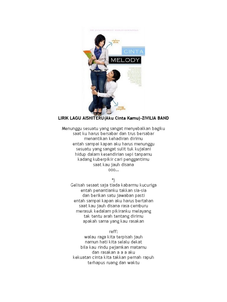 Lirik Lagu Aishiteru