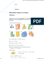 Matemáticas FIGURAS EN EL ESPACIO