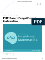 PHP Dasar - Fungsi-Fungsi Matematika - Jago Ngoding