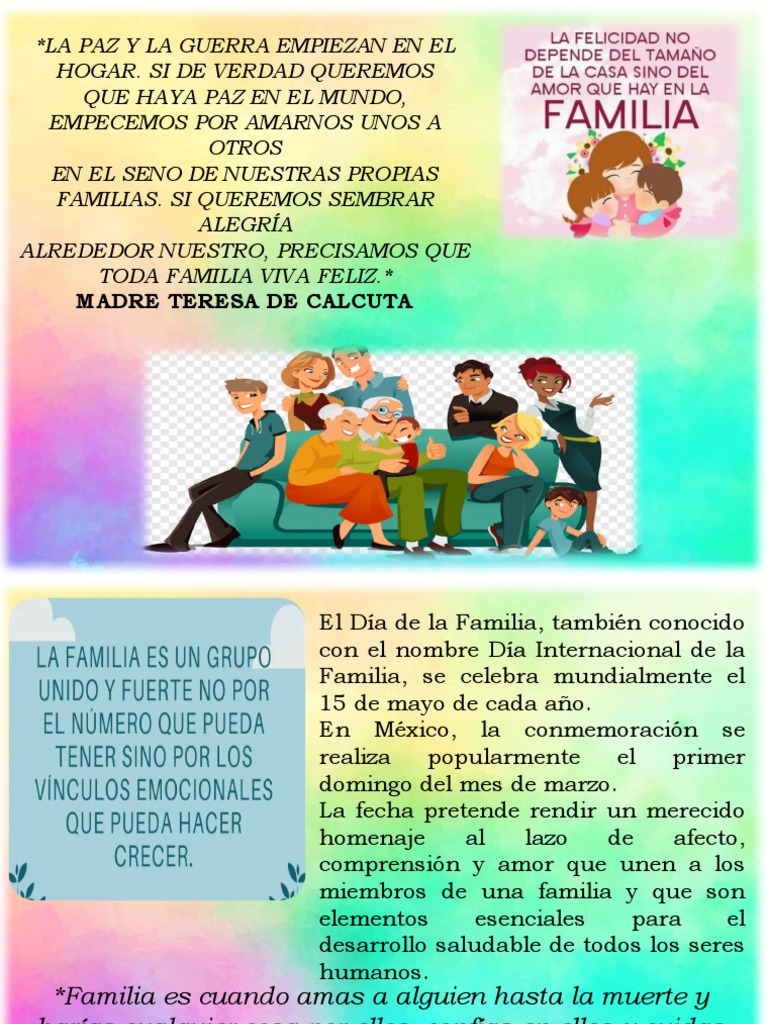 Dia de La Familia | PDF | Amor