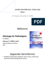 Histologi Appendix Vermiformis, Colon Dan Anus