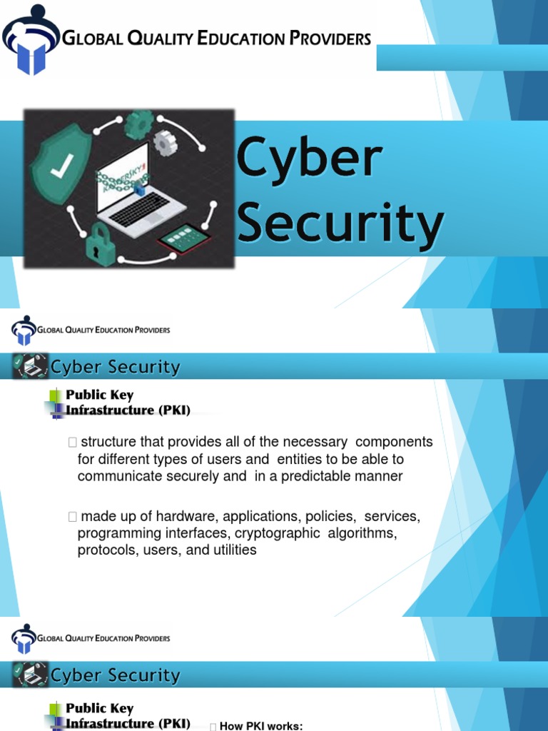 Module 4 - PK Infrastructure | PDF | Public Key Certificate | Public ...