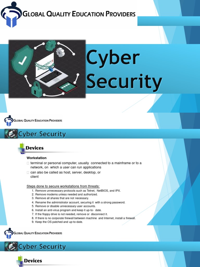 Securing Workstations and Servers | PDF | Computer Network ...