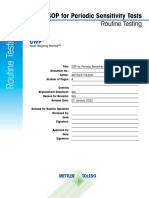 SOP - Periodic Balance Check Sensitivity EN