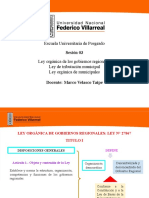 Gobiernos Regionales y Municipales: Normas y Funciones