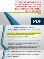 Tata Cara Revisi Dan Penyusunan RTR