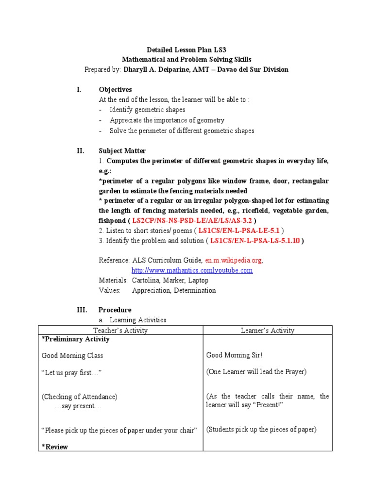 FinalDetailedLessonPlanLS3Dharyll PDF