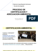 Proceso Certificacion Ambiental