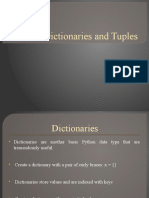Python Dictionaries and Tuples Guide