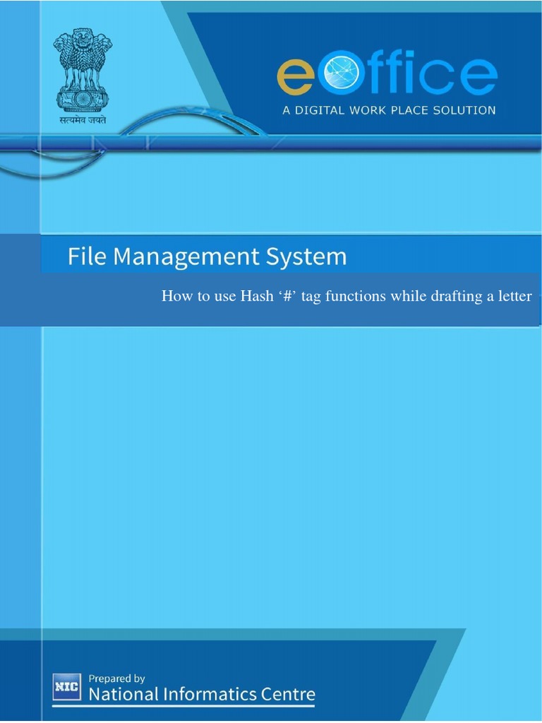 HOW TO USE Tag Eoffice PDF