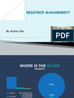 Water Resource Management: by Arpita Dey