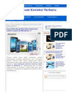 Cara Membuat Koneksi Internet Lebih Cepat Di Windows 7