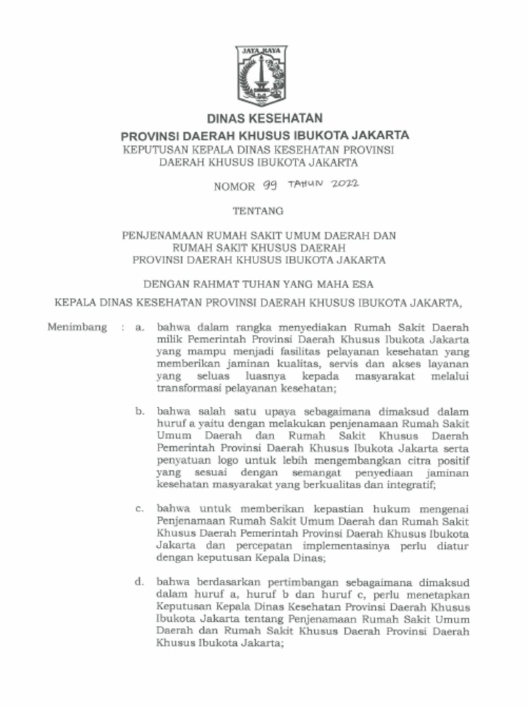 (2022) SK 99 - Logo Rsud-Rskd | PDF