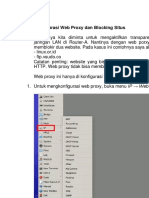 Konfigurasi Web Proxy Dan Blocking Situs
