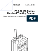 Radio Shack Pro 91 Scanner