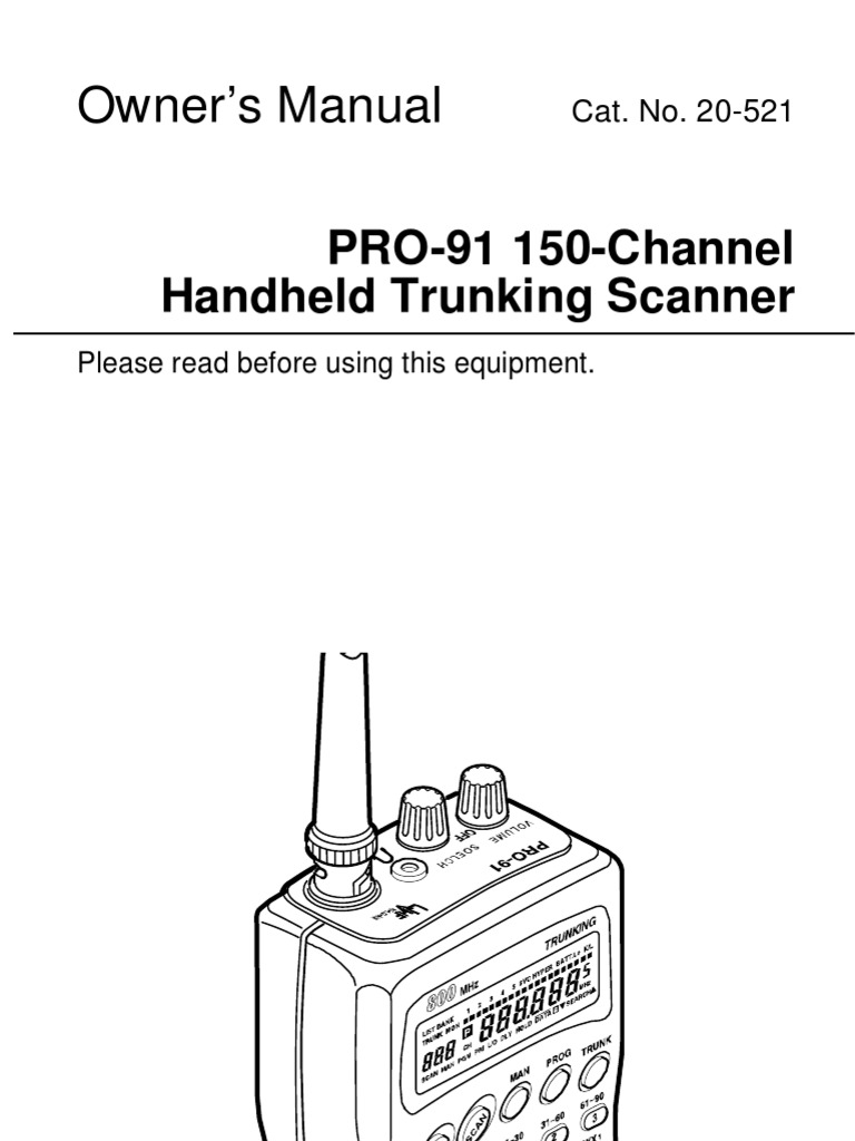 Radio Shack Pro 91 Scanner | Electrical Connector | Ac Power Plugs And  Sockets