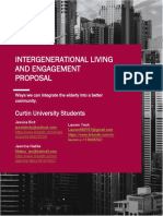 Intergenerational Living and Engagement Proposal
