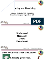 Mentoring Coaching