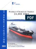 Product/Chemical Tanker 24,000 Dwt Specification
