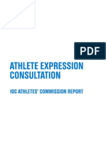 IOC AC Consultation Report-Athlete Expression 21.04.2021