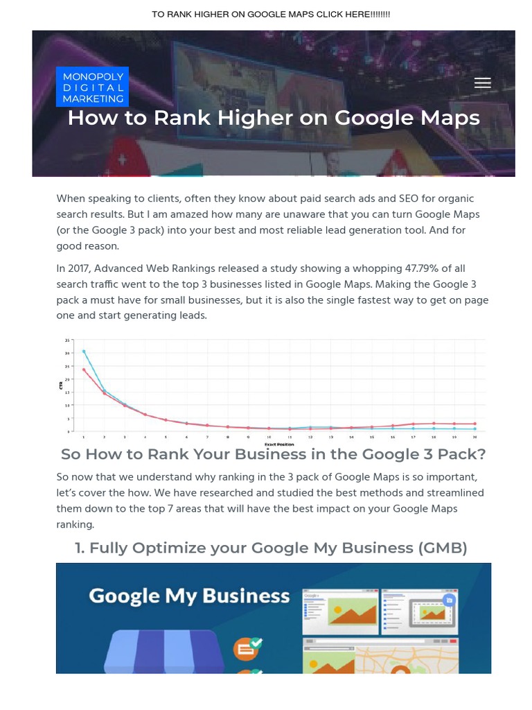 How To Rank On Google Maps? | PDF | Search Engine Optimization ...