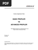 XCELIUM BASIC Vs ADVANCED PROFILER