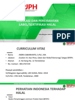 Jaminan Produk Halal Kemenag 2021