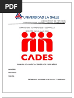 MANUAL DE COMPUTACIÓN BÁSICA PARA NIÑOS