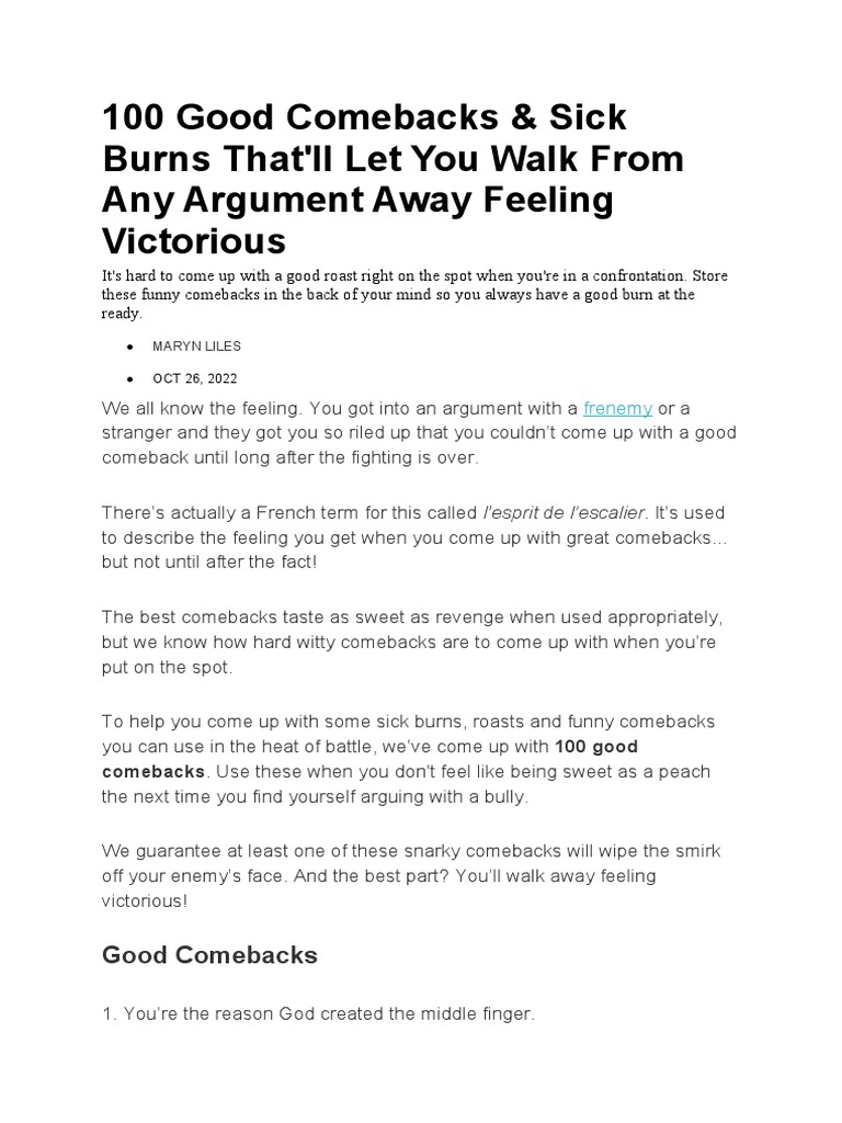 100-good-comebacks-pdf