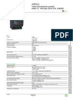 LRD21L Thermal Overload Relay Product Data Sheet