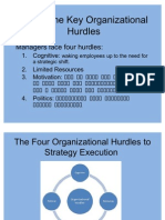 Organizational Hurdles