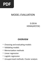 Model Evaluation