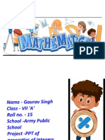 Gaurav Singh PPT On Maths For Class 7