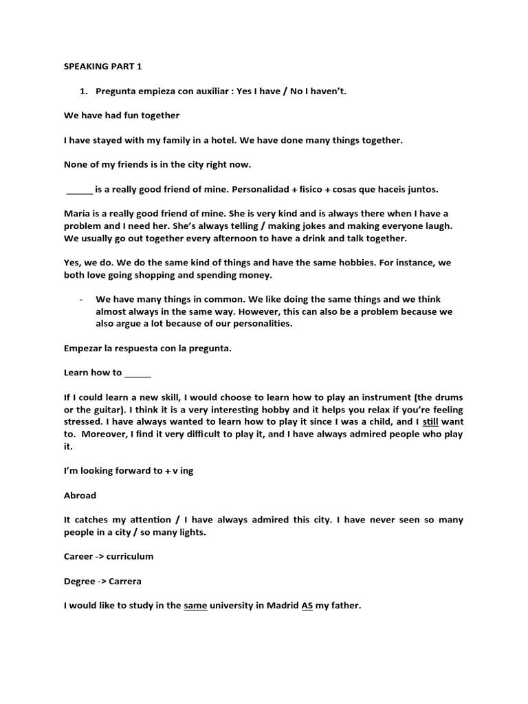 SPEAKING Dia 6 Agosto PDF