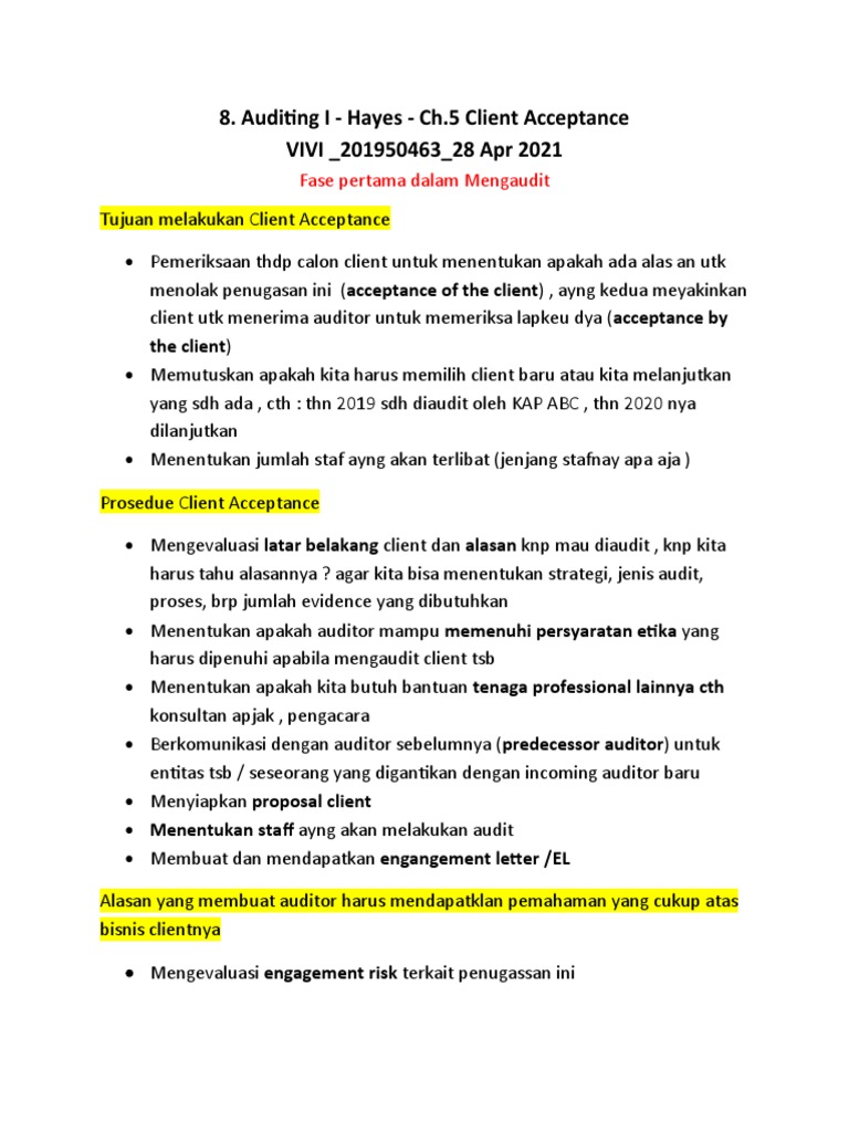 Client Acceptance Pdf