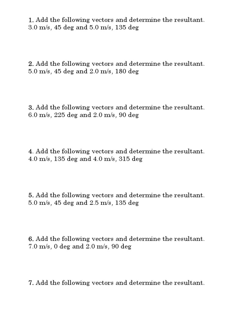 Physics Worksheet | PDF