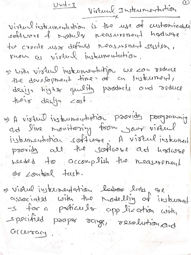 Unit3 Virtual Instrumentation Notes Compressed PDF
