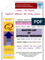 Vendor - Directory 01-07-2011-31-12-2011