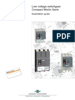 Low voltage switchgear Compact Merlin Gerin