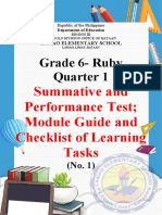 Summative and Performance Test Q1 No.1
