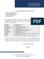 11 Nota Informativa Selecoes - Fut 7 Fem - Sel Dist Sub 14 - Treinos - Convocatoria