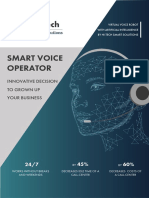Virtual Voice Robot Operator with AI for Call Centers