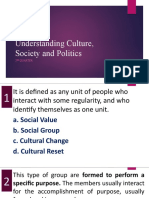 UCSP Quiz - 2nd Quarter Social Groups - Social Instutution