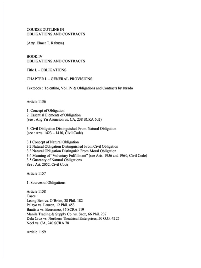 Obligations and Contracts Overview | PDF | Public Law | Crimes