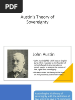 Austin's Theory of Sovereignty Political Science