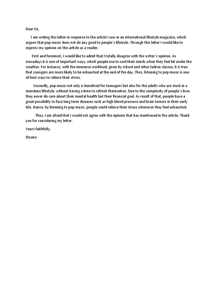 Cae Letter Writing PDF